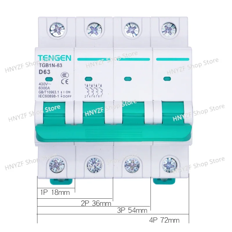disjuntor-de-ar-tipo-d-3p-tgb1n-interruptor-de-circuito-pequeno-4p-protecao-de-motor-trifasico-6a-10a-32a