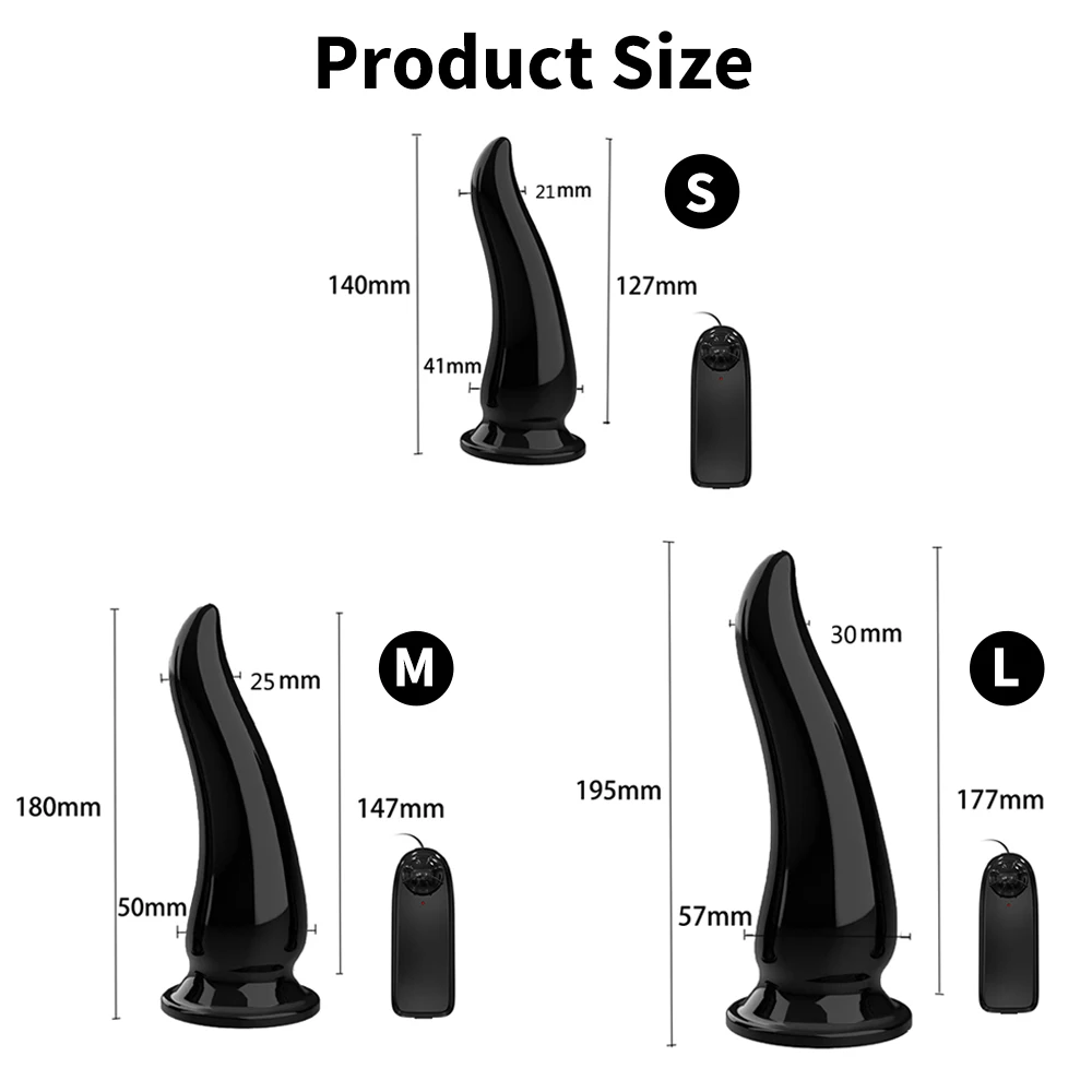 Prostate Massager Anal Vibrator Sex Toys for Women Men Silicone Vibrating Butt Plug Anus Dilator G-spot Vaginal Stimulator