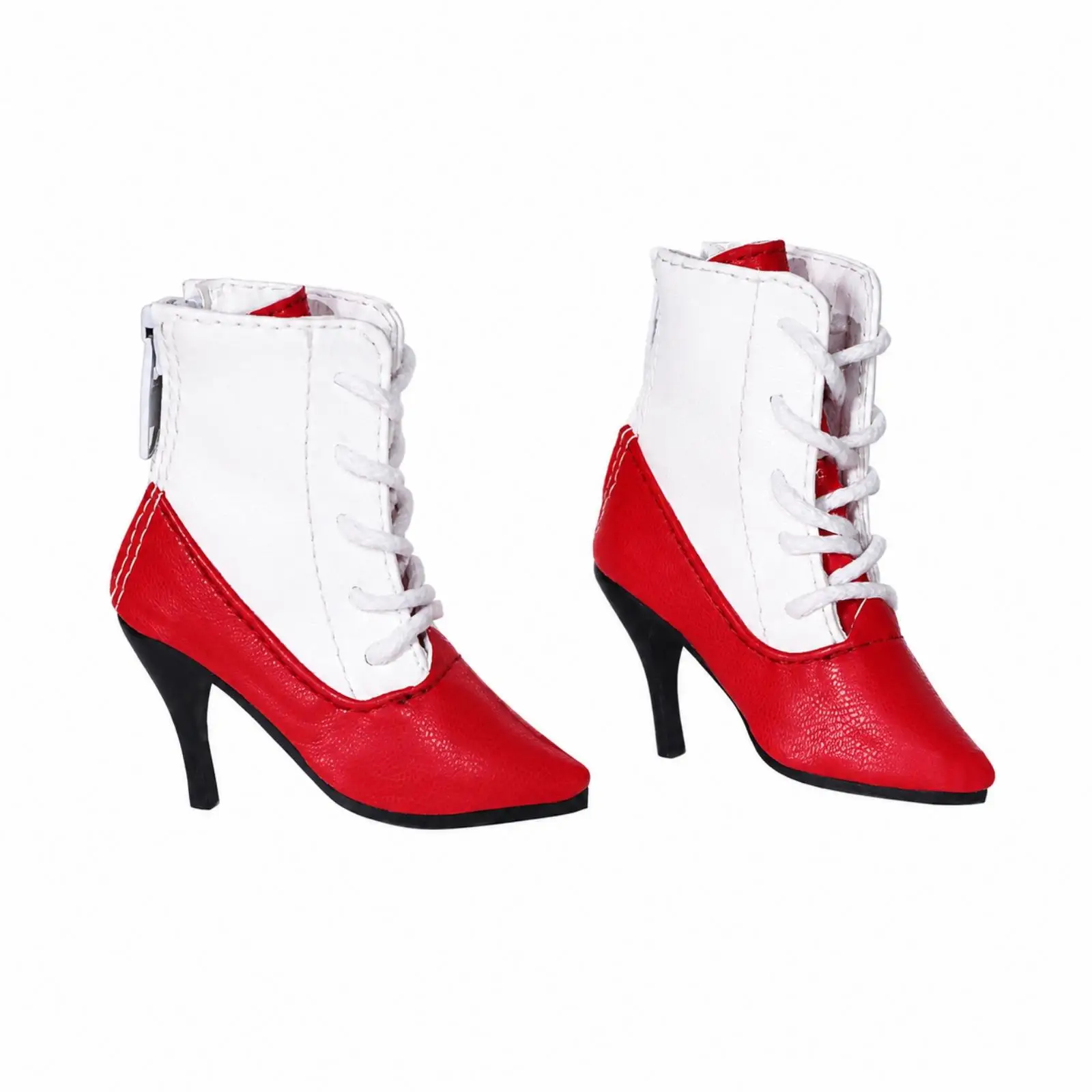 BJD Doll Ankle Boots Detailed SD Doll High-Heeled Boots Realistic Collectible for Collection Displays