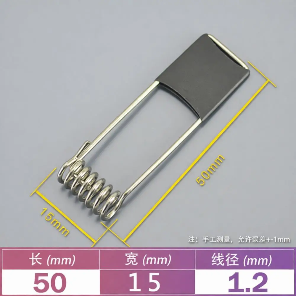 Reliable Metal Spring Hooks For LED Panel Downlight Ceiling Embedded Mounting Clamps Fastener Hardware Accessory Kit