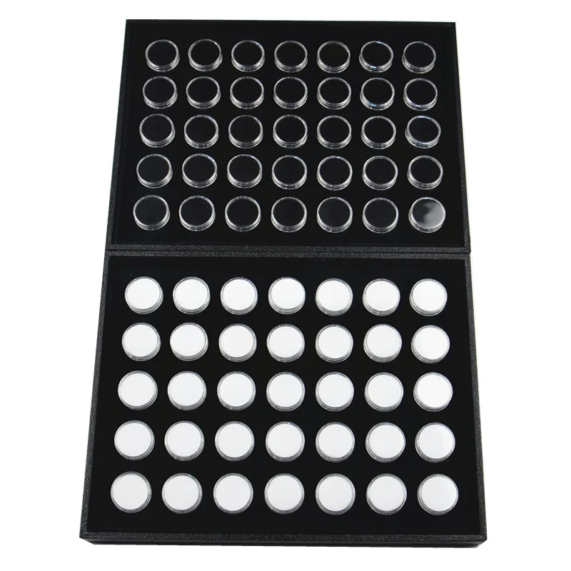 

Акриловый круглый прозрачный выставочный контейнер для неоправленных камней, бриллиантов, цветных драгоценных камней, подставка-лоток для колец с крышкой