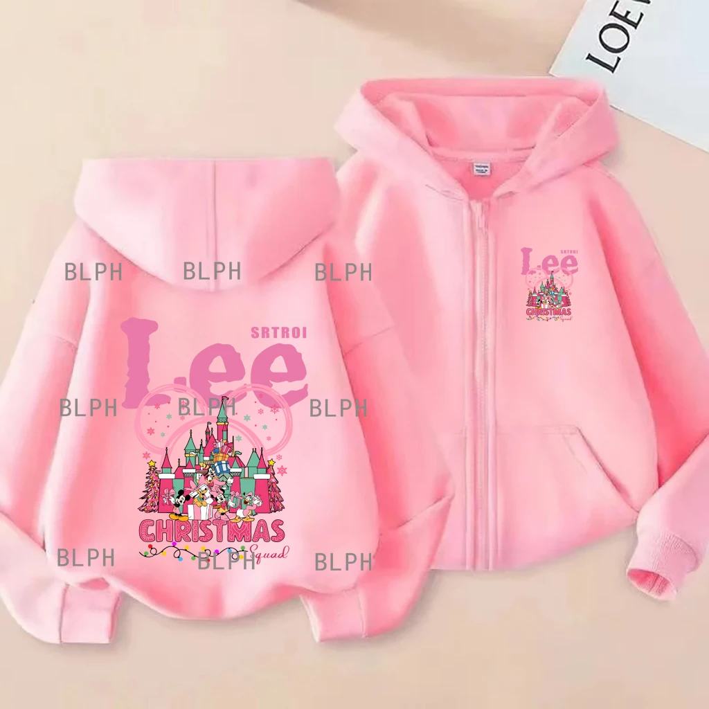 

Disney Mickey Mouse Christmas Couple Autumn And Winter Zippered Hoody, Available In A Variety Of Sizes To Suit Different Shapes