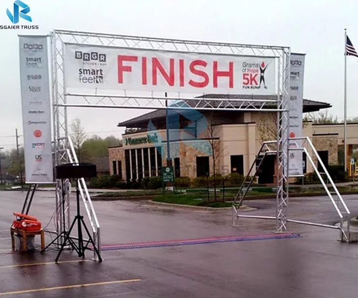 Marathon Running Race Aluminum Detachable Start Line Finish Line Truss