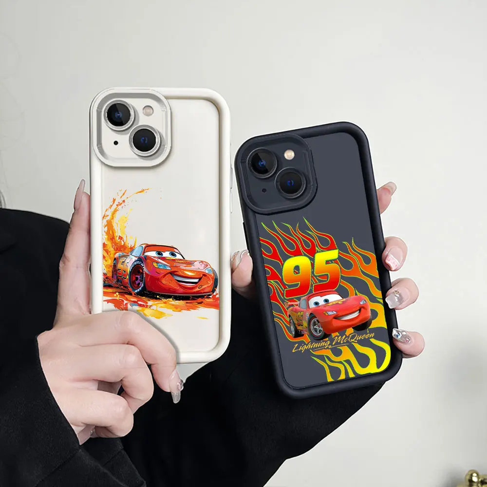 Disney Cars Lightning McQueen Phone Case For VIVO X100 X90 X80 X70 X60 V30 V29 V27 V27E V25 V23 V23E V20 V15 V11I V25E PRO Cover