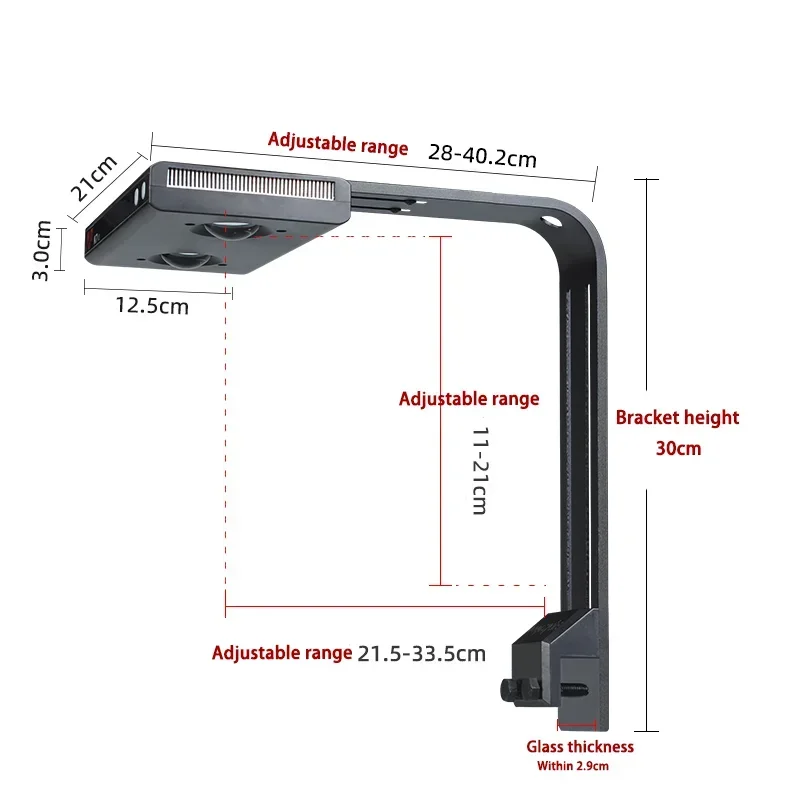 Noopsyche NP K7 Pro V3 III 140W App WiFi Full Spectrum Saltwater LED Aquarium Light for Coral Reef SPS/ LPS