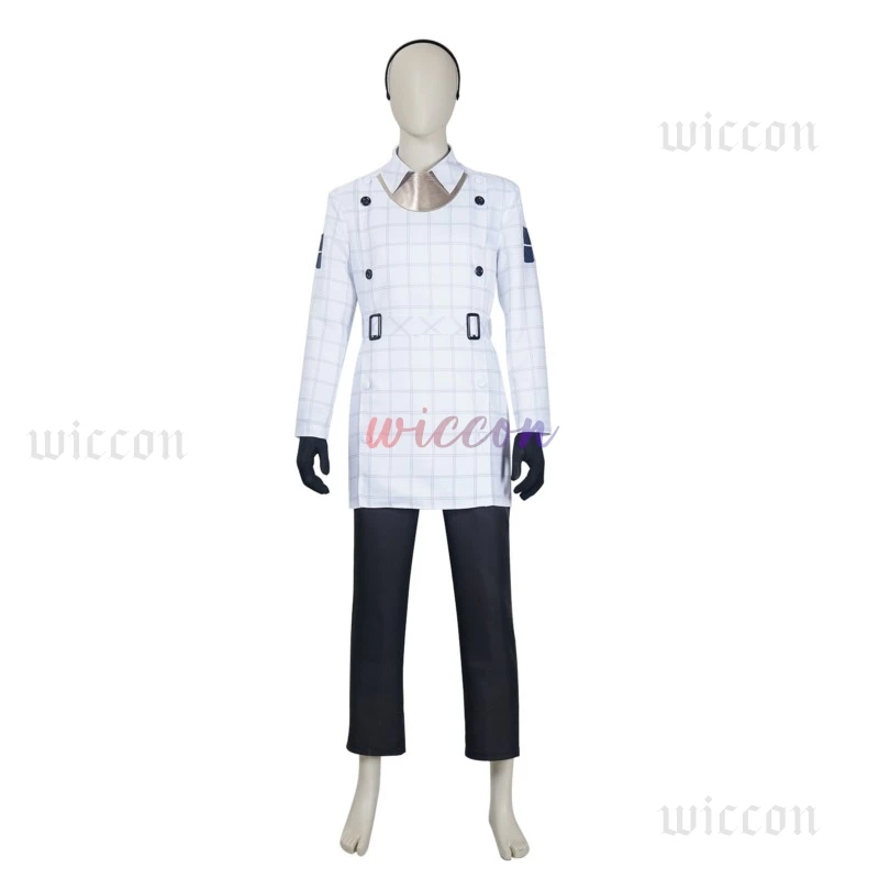 Game Metaphor ReFantazio Will Cosplay Costume Captain Travelling Boy Men White Uniform Suit Halloween Carnival Party Outfits