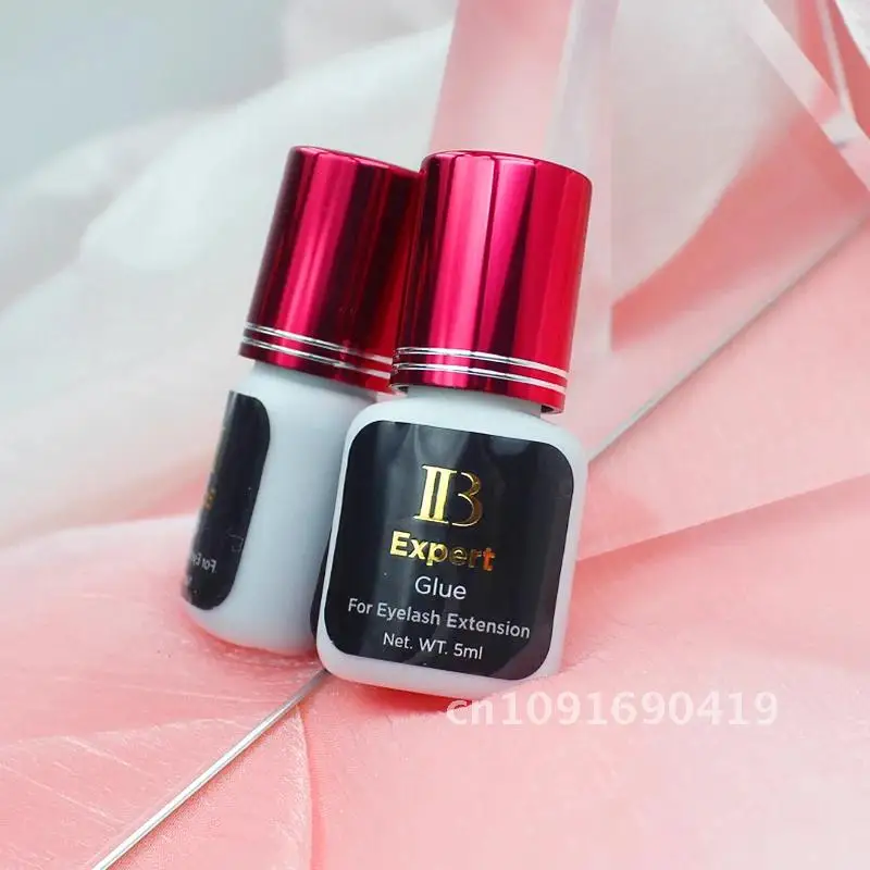 5 ml Korea IB Ibeauty Expert Kleber für Wimpernverlängerungen Original Falscher Kleber Private Wimpern Wein Logo Lash Red IB Kleberkappe