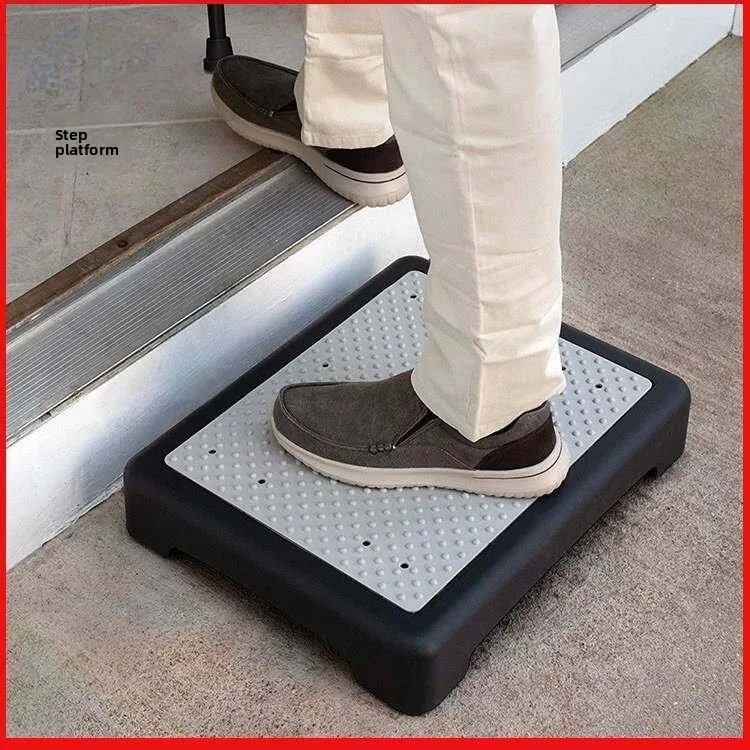 

Outdoor Anti-Slip Elderly Auxiliary Half Step Stair Pad Plastic Step Climbing Tool Non-Slip Bathroom Step up Mat Home Decor