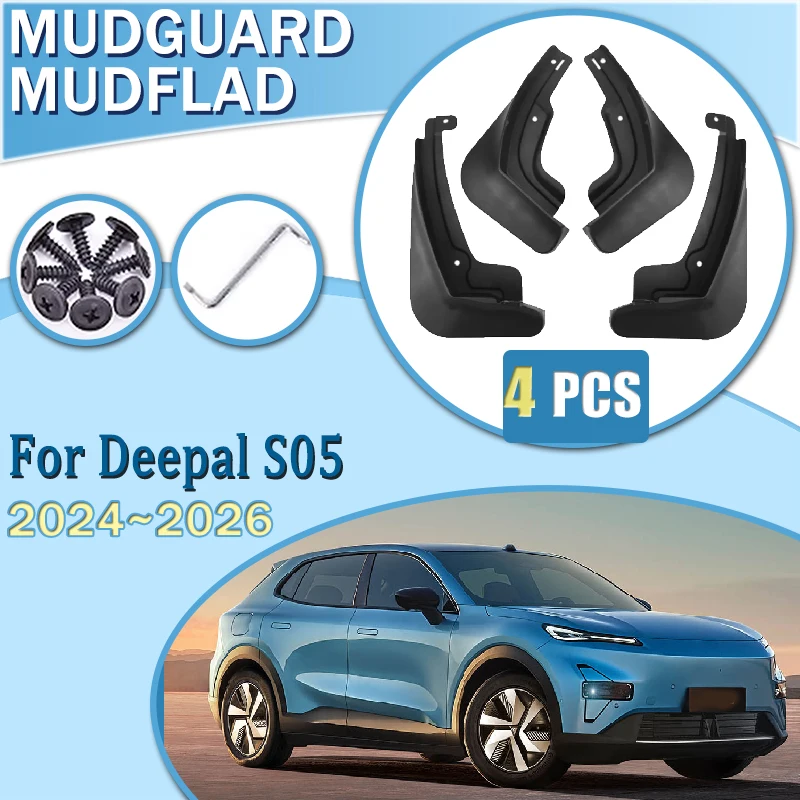 

Car Fenders For Deepal S05 2024 2025 2026 Mudguards Splash Guards Wheels Protection Protector MudFlaps Mudguard Auto Accessories