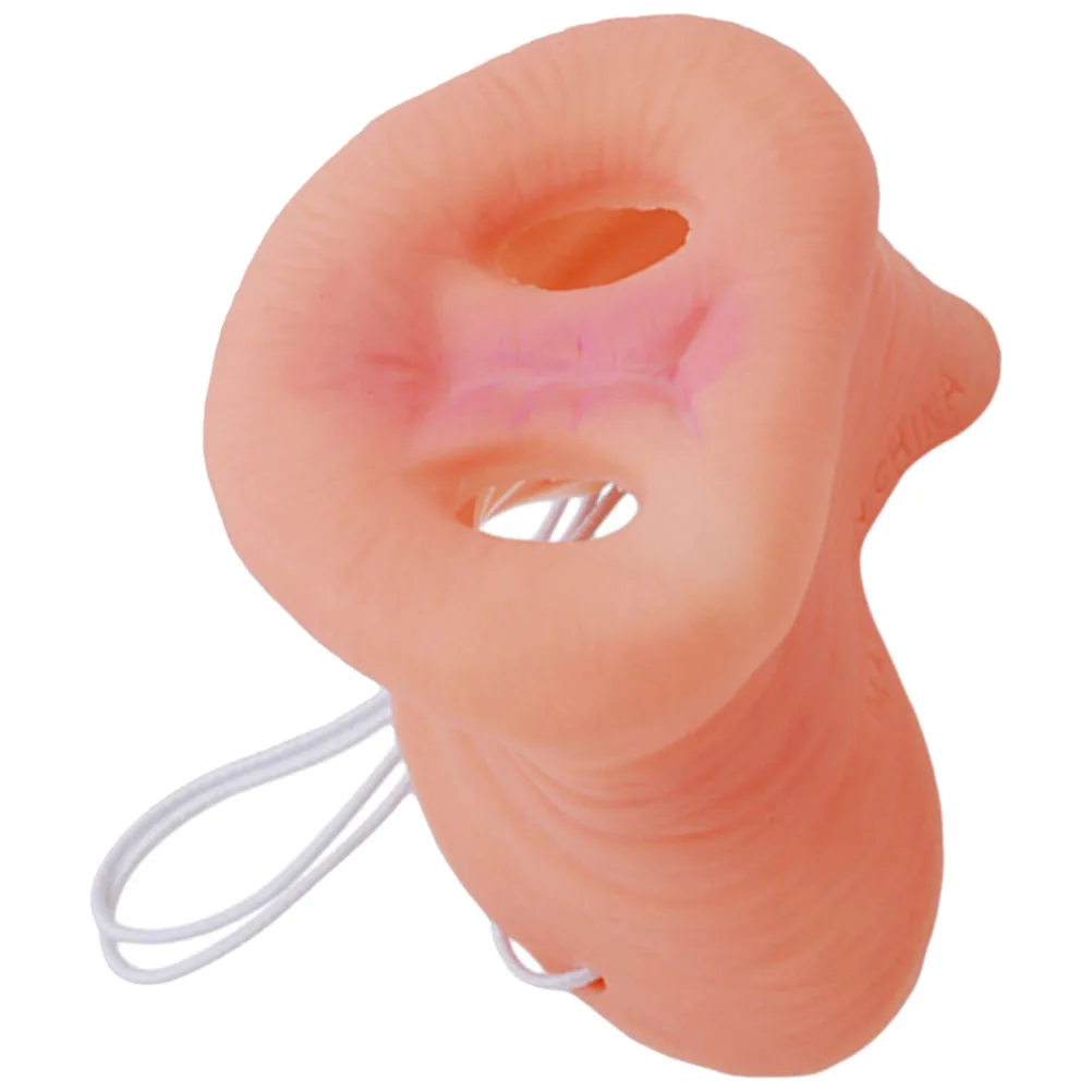 

Simulation Pig Nose Prop for Halloween Costume Kids Adults Snout Fake Dressup Funny Piggy Accessory Elastic Band Toy