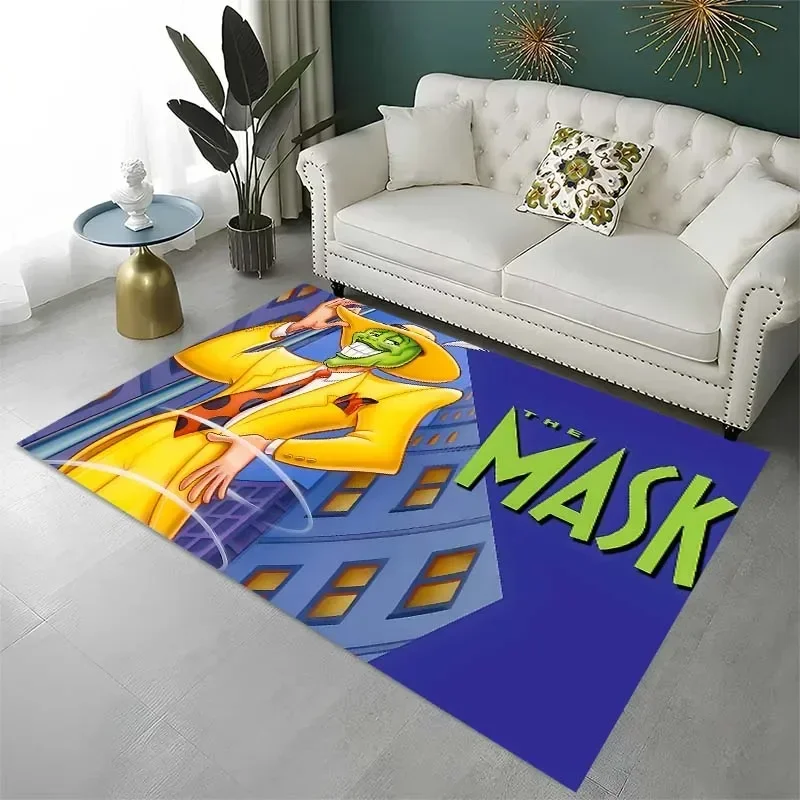 3D star Jim Carrey carpet, living room bedroom modern home decor baby mat bathroom kitchen non-slip carpet birthday present