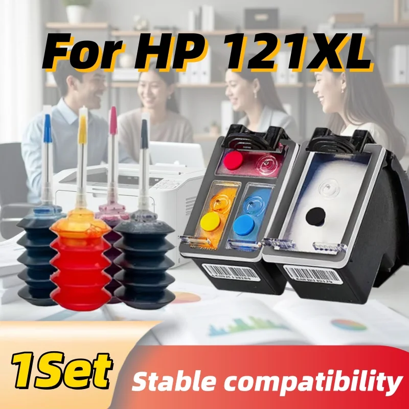 

121XL Deskjet D2563 F4283 Универсальный картридж для принтера F2423 F2483 F2493 F4213 F4275 F4583, замена чернил для принтера HP Inkjet 121 XL