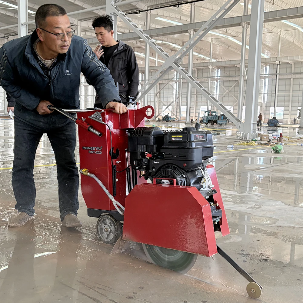 13HP Industrial Grade Concrete Curb Cutting Saw for Aliexpress, Short Turning Radius, Water Spray Cooling, Hot Selling High