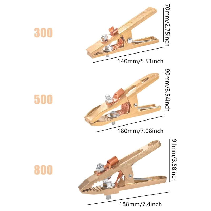 Brampe per saldatura resistente alla corrosione per il cantiere ergonomico Design