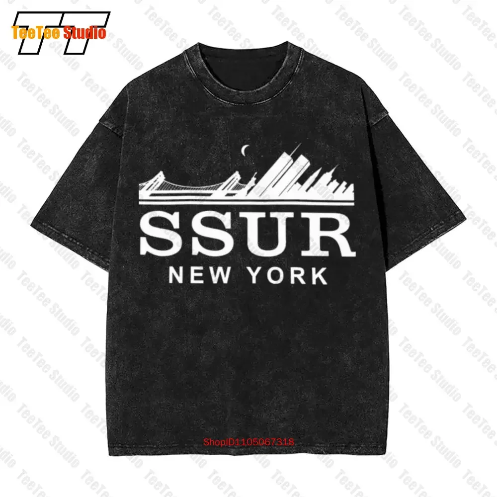 Ssur New York Caviar Cartel Pocket Vintage Oversized T-Shirt JQFG