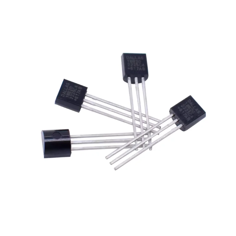 50PCS DS18B20 Temperature Sensor TO-92 Digital Thermometer IC Programmable Temperature Sensor Chip