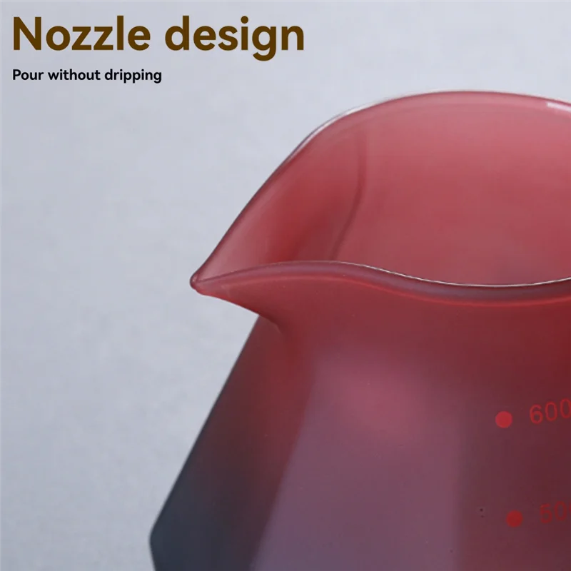 ABVI-プアオーバーコーヒーメーカーセット ホウケイ酸ガラス製 ポアオーバーコーヒー/ティーセット ウォールナットハンドル付き 高品質 高級 手作り