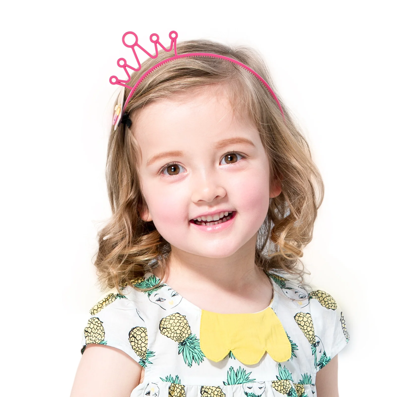 

9Pcs Crown Headbands Children Hair Colorful Plastic Hairbands Party Birthday Accessories Comfortable for Kids Teens Toddlers