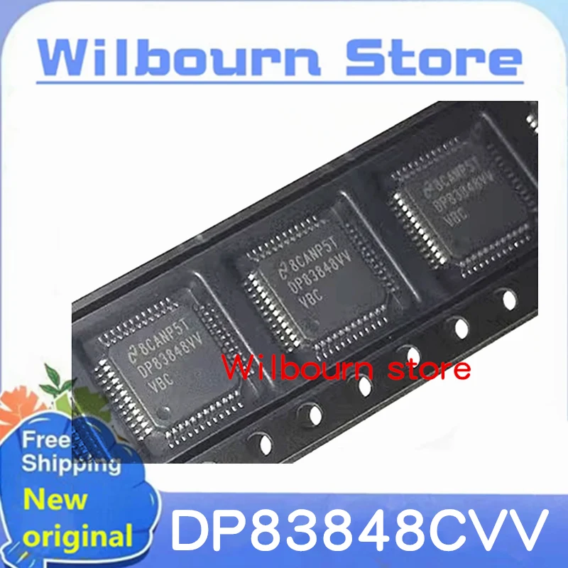 5PCS~20PCS/LOT DP83848CVV DP83848VV DP83848VVVBC LQFP48 100% New Original Spot stock