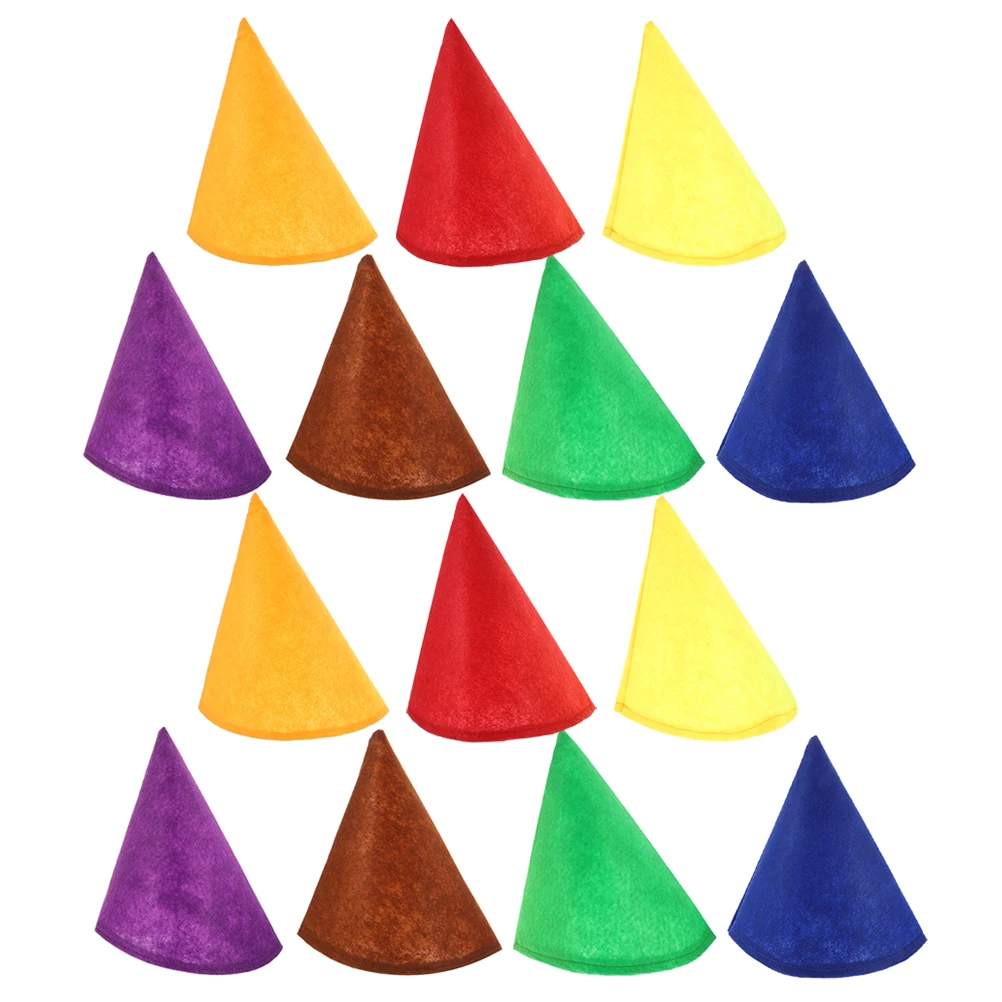 

14 Pcs Felt Duck Hat Funny Dress up Hats Cloth Unisex Elf Costume Men and Women