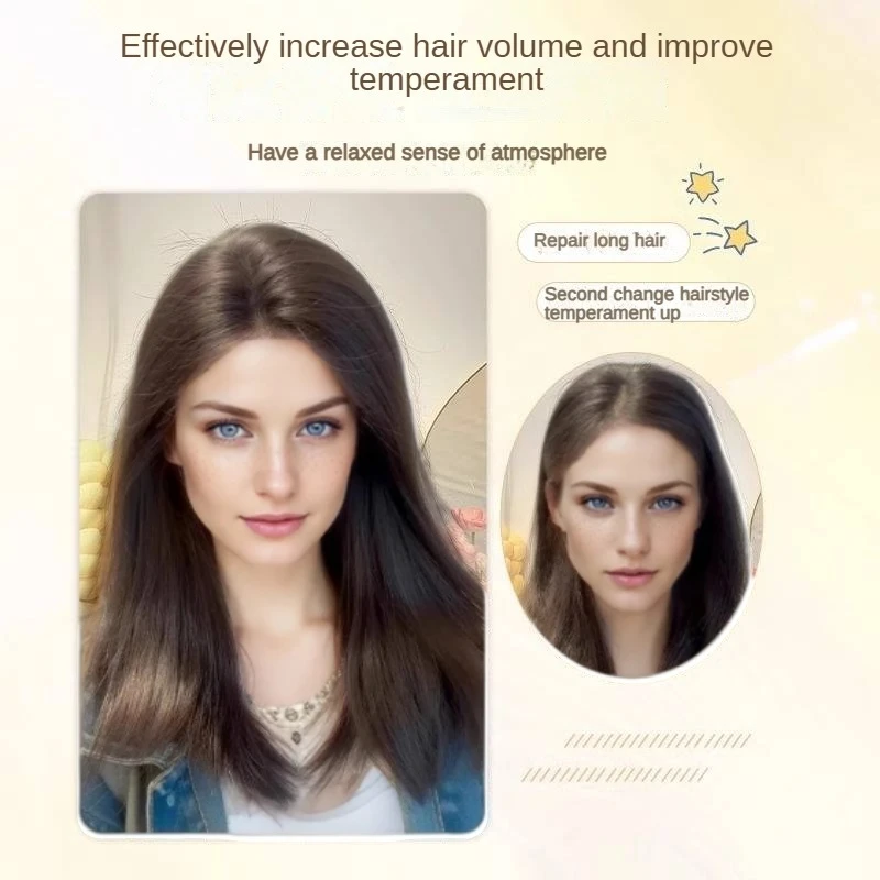 Topper per capelli umani con cinturino regolabile per donna Parrucchino frontale invisibile Topper in pizzo con separazione libera per capelli diradati