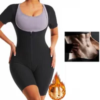 YBFDO Women High Compression Bodysuit Shapewear Fitness Girdles Sauna Sweat Suits Belly Slimming Sheath Weight Loss Body Shaper - Image 2