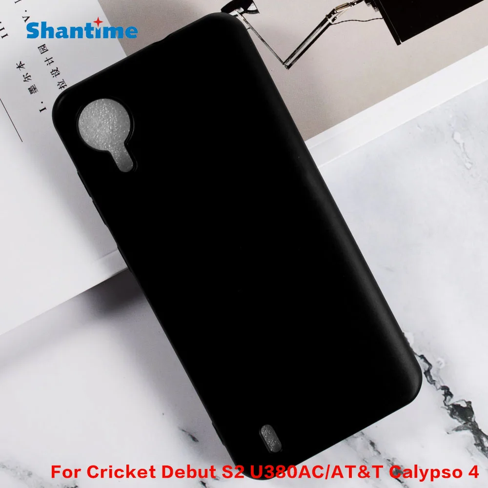 For Cricket Debut S2 U380AC Gel Pudding Silicone Phone Protective Back Shell For AT&T Calypso 4 Soft TPU Case