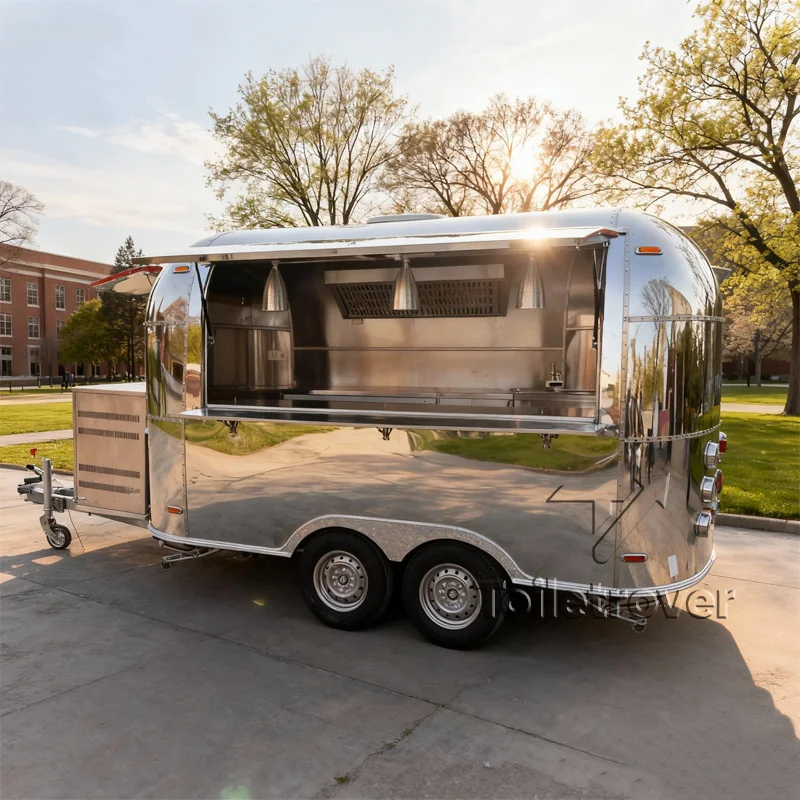 

Mobile Foodtruck Beer Bar Cart Coffee Food Trailer for Sale Hot Selling Food Truck Trailer