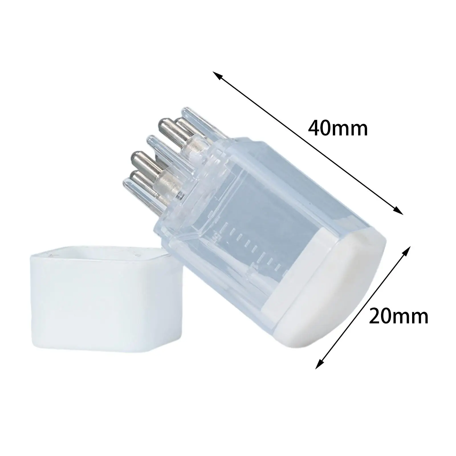 Pettine applicatore per cuoio capelluto, mini spazzola liquida per la testa per il trattamento dei capelli