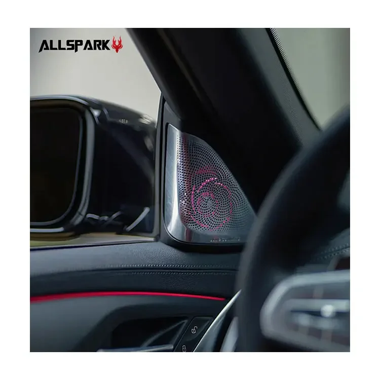 Cubierta de altavoz automático, accesorios de coche, luz led ambiental para BMW serie 5, G30, G38