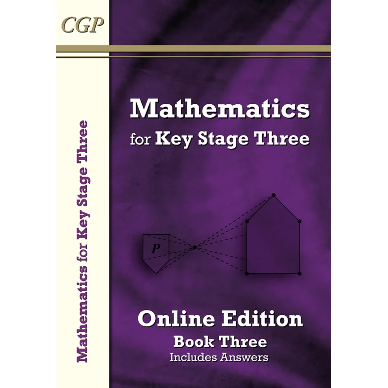 

Учебник по математике KS3 3, студенческое онлайн-издание с ответами CGP, книги для координации, групповые публикации 9781782941699 Книга