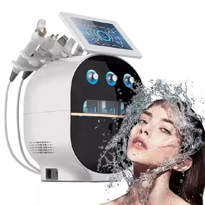 Nuevo salón de belleza H2O2 Hydro Aaqua Peel microdermoabrasión microcorriente Lifting Facial Hydra Dermoabrasión máquina para pelar la piel