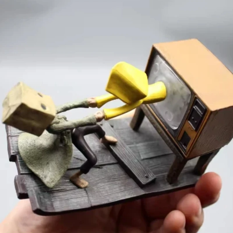 ليتل كوابيس II أنيمي لعبة الشكل ستة أحادية عمل نموذج لجسم اللعب شخصية كرتونية حلية مجموعة هدايا الهالوين