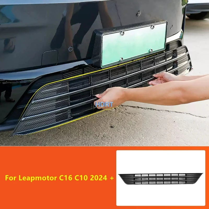 Car Styling Front Bumper Racing Grille Radiator Insect Insect Net Dust Proof Cover Kit Accessories For Leapmotor C16 C10 2024 +