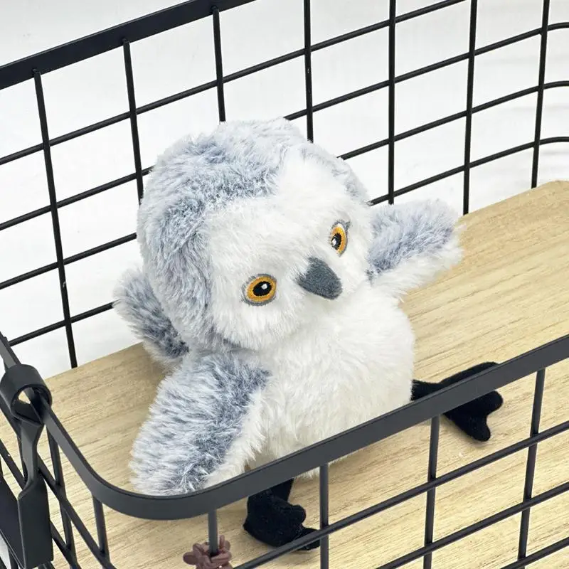 Interactive Cat Plush Toys For Indoor Cats Automatic Flapping Bird Cat Toy USB Rechargeable Electronic Cat Enrichment Toys