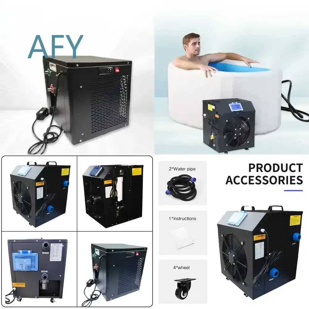 2024 New Small 160L Marine Tank Water Chiller for Bath Machine for Aquarium for Reef Coral Jellyfish Shrimp Water Plants