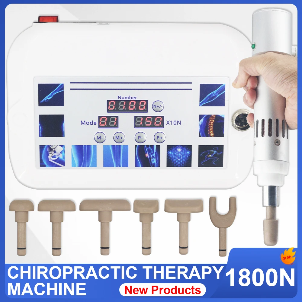 

Chiropractic Adjusting Instrument Impulse Adjuster 1800N Electric Correction Gun Cervical Massage New Spine Chiropractic Tools