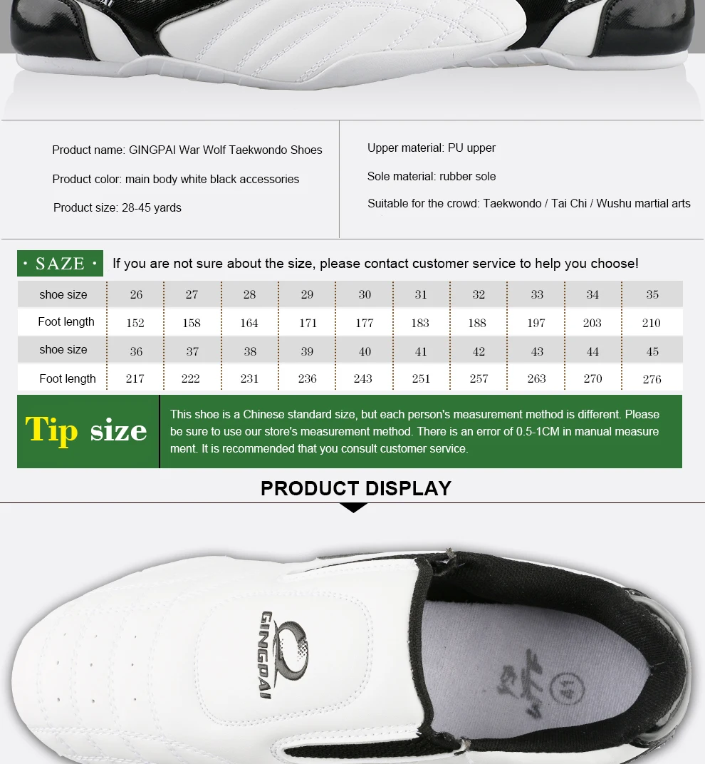 Weiße atmungsaktive Taekwondo-Schuhe, Karate, Kung Fu, Wrestling, Kampfsportschuhe, Erwachsene, Kinder, rutschfeste, weiche Oxford-Sohlen, Turnschuhe – Detail 8