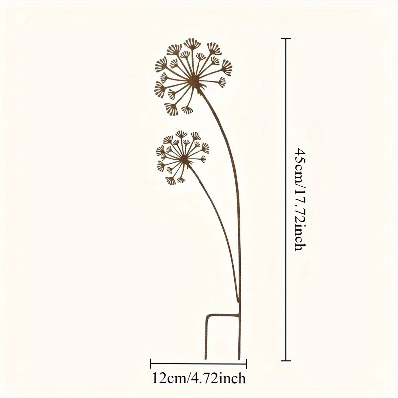1 قطعة حديقة ديكور معدني حصص زهرة فناء شرفة زارع حديقة ديكور ساحة المنزل الديكور في الهواء الطلق إكسسوارات الحديقة