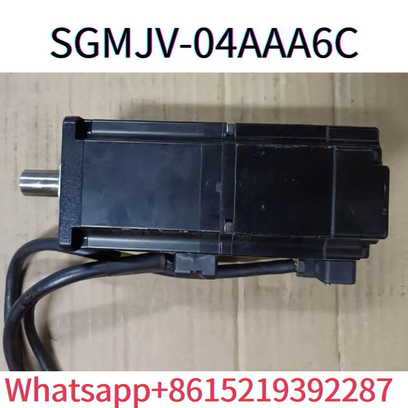 second-hand SGMJV-04AAA6C 400W servo motor tested ok