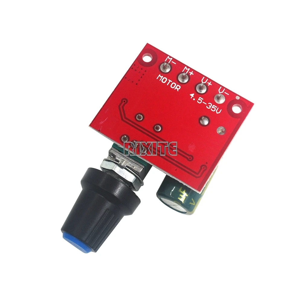 Módulo Controlador de Velocidade do Motor Regulador de Velocidade Ajustável, Interruptor Regulador de Controle, PWM, DC 12V, 4.5V-35V, 5A, 90W, 24V, 1 Pc, 5Pcs