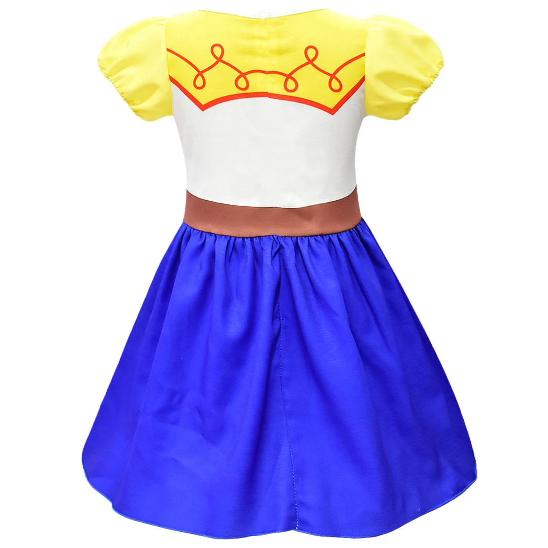   3-12Y Girls Dresses Toy Story Jessie Halloween Disney Costumes Toddler Party Birthday Wedding Vestidos Cosplay Kids Cow Dress view 3