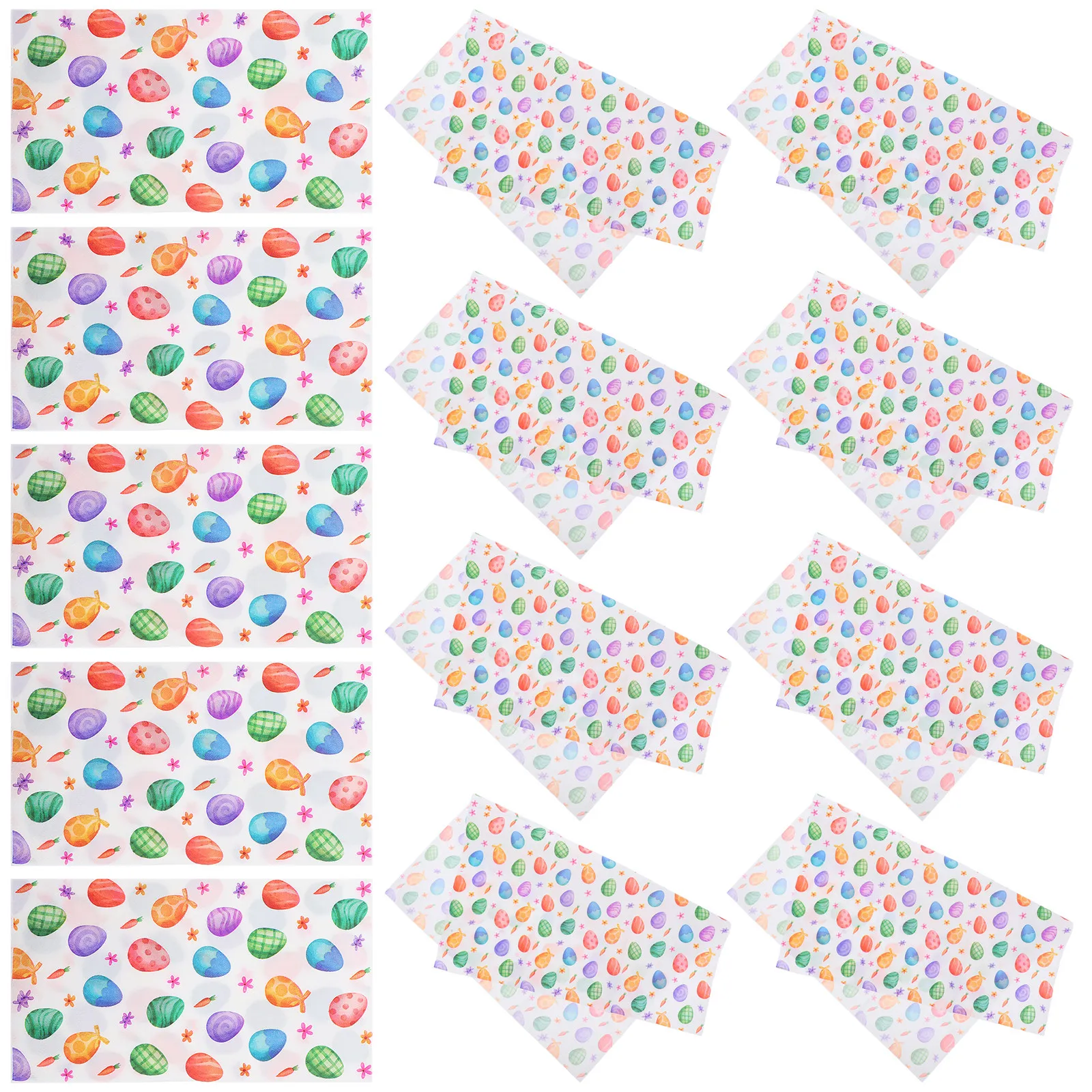 

20 Pcs Christmas Party Napkins Easter Day Eggs Paper Decorative Dinner