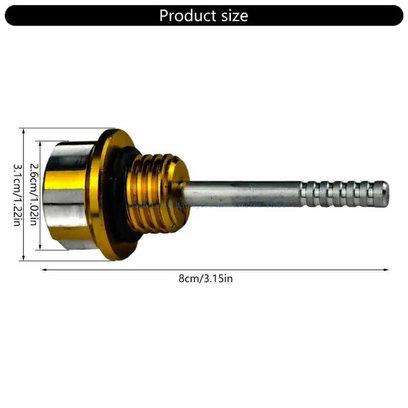 L5BC الألومنيوم مقياس مستوى مقياس متر محرك علبة المرافق قياس مستوى الزيت للسكوتر