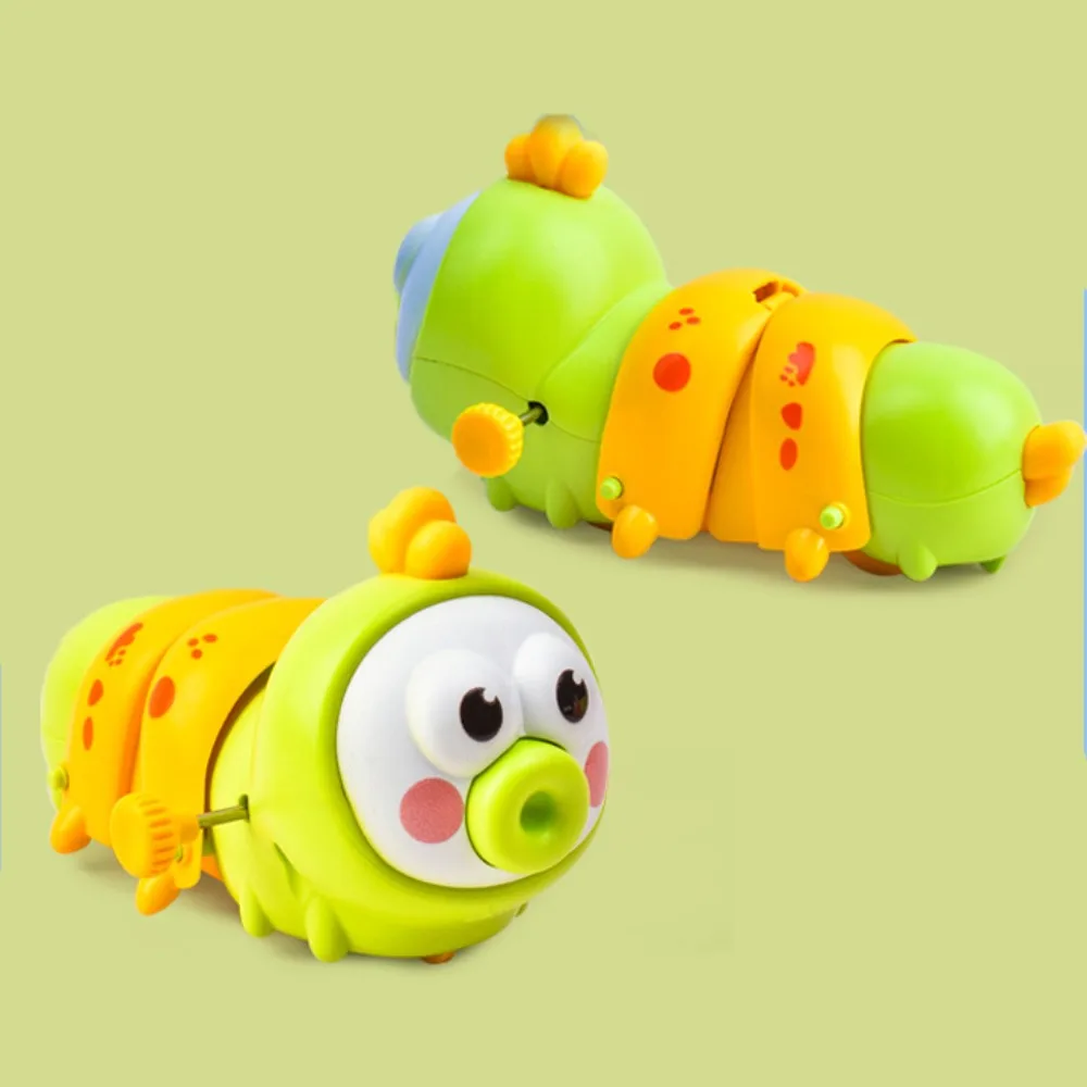 Chain Winding Caterpillar Puzzle Winding Toy Running Swinging Movable Crawling Caterpillar Toy Animal Telescopic