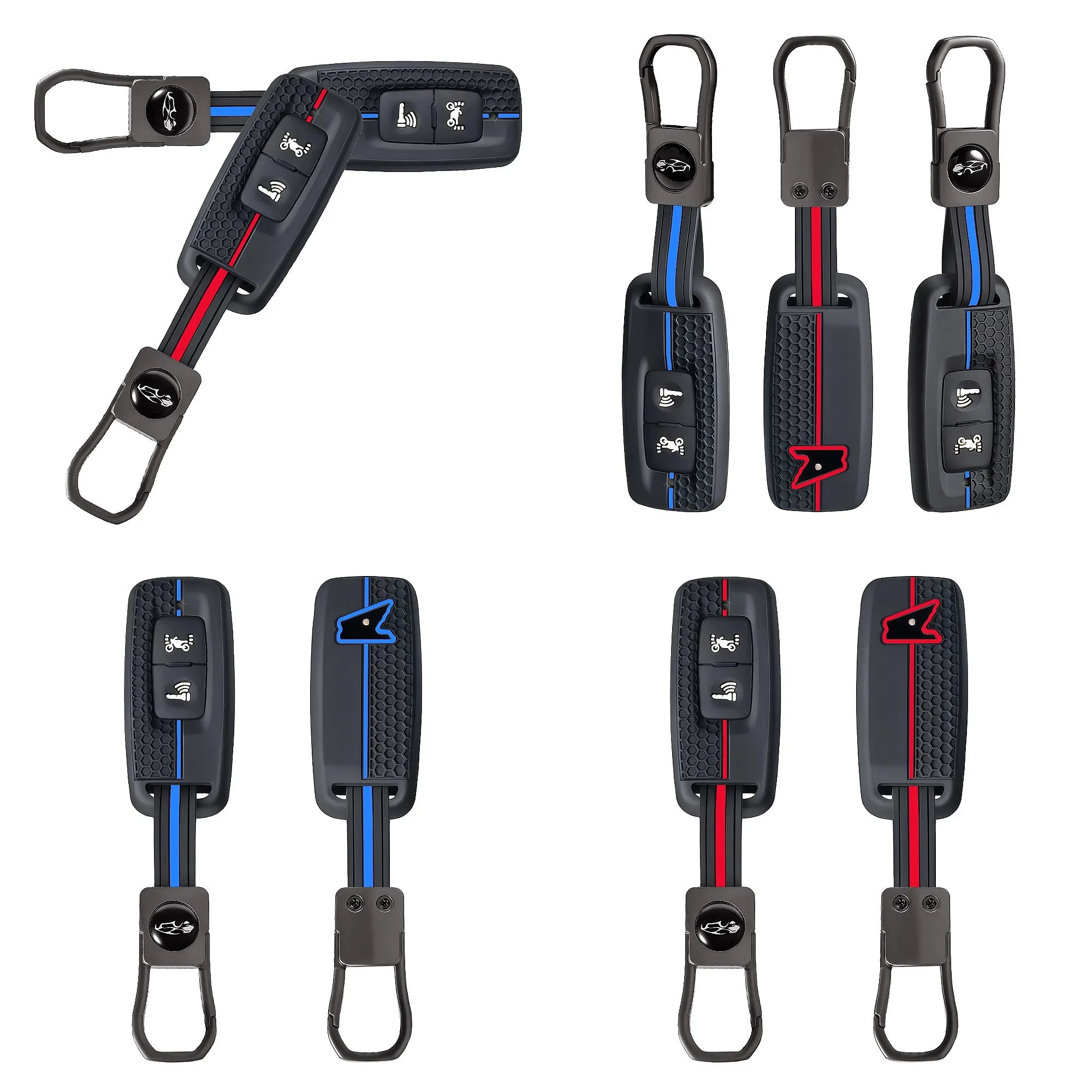 Key Fob Cover For Honda ADV350 PCX160 ADV150 SH350i VISION 2021-23 Motorcycle Silicone Key Case
