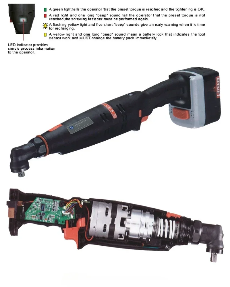 Rechargeable Electric Cordless wrench Tools Shut-off Angle Wrench and Screwdriver