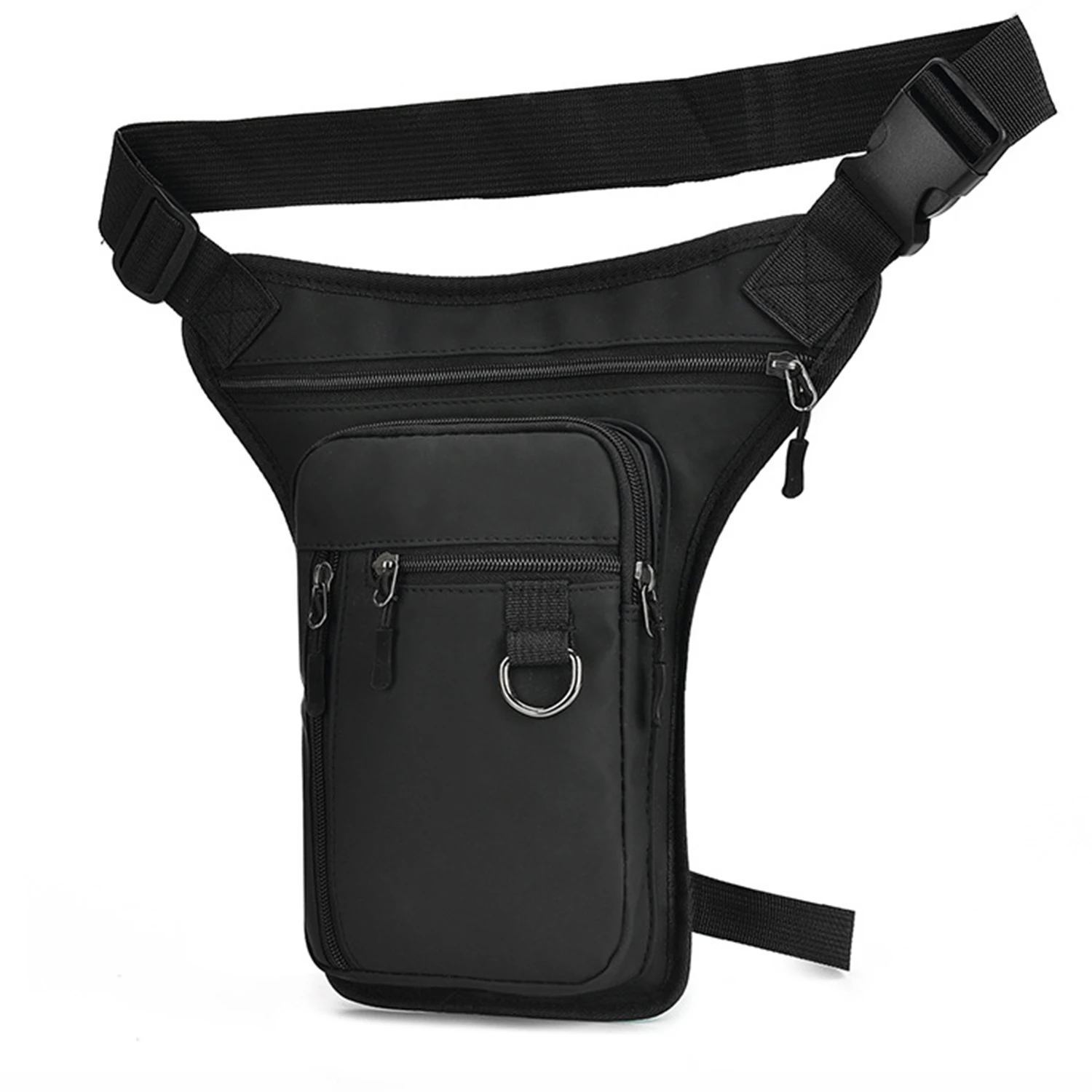 Sac banane pour homme, sac de jambe tombant, sac banane pour homme, sac à main pour téléphone, moto, initié à l'équitation, bandoulière, cuisse, ceinture de hanche