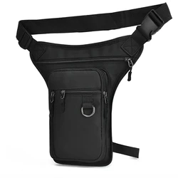 Marsupio da uomo con gamba scesa marsupio per uomo marsupio borsa per telefono borsa da motociclista a tracolla Cross Body coscia cintura maschile marsupio