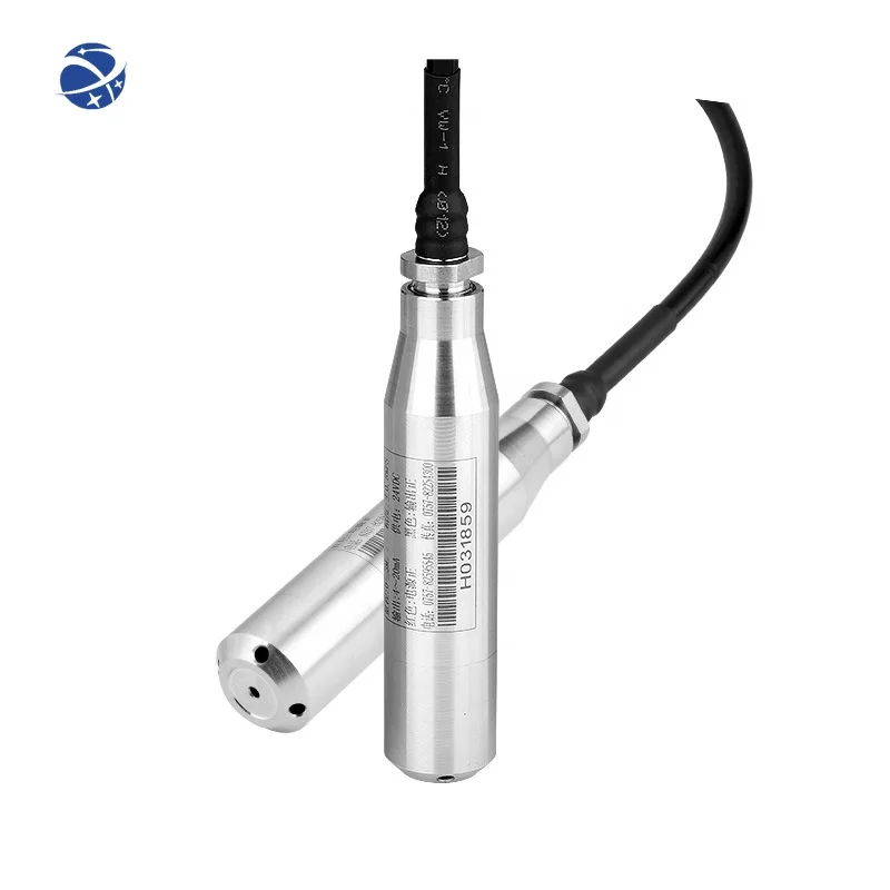 

YUNYI Input Type Liquid Level Transmitter Sensor Probe 4-20mA Output Static Pressure Water Level Gauge Controls